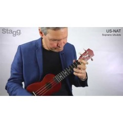 Укулеле STAGG с калъф - сопрано модел US-NAT